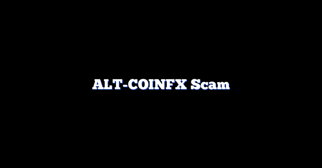 ALT-COINFX Scam