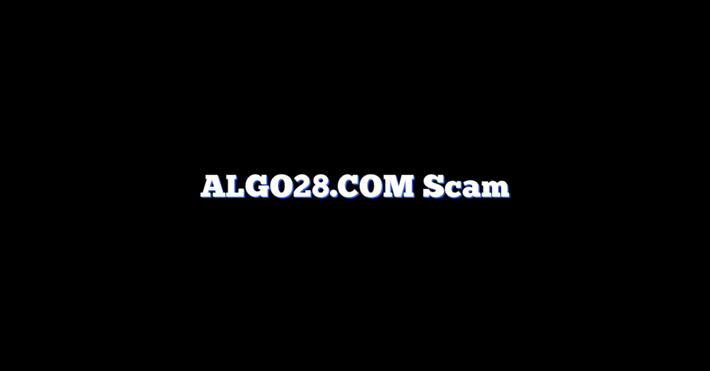 ALGO28.COM Scam