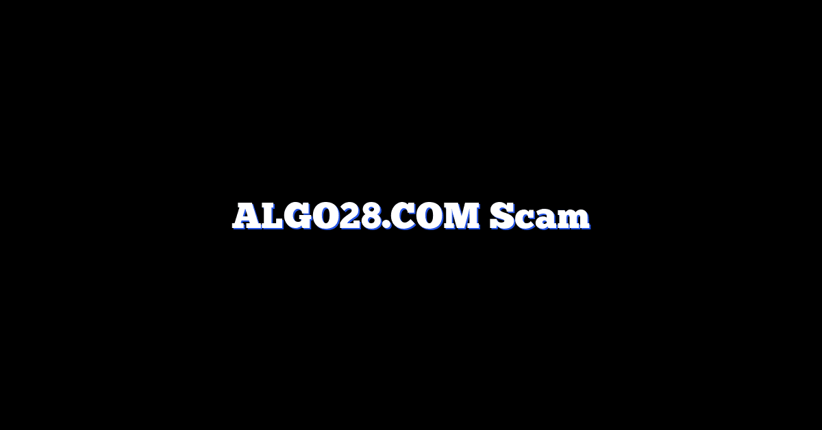 ALGO28.COM Scam