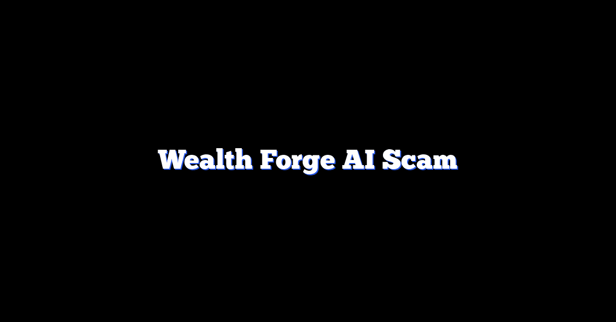 Wealth Forge AI Scam