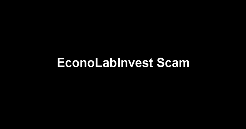 EconoLabInvest Scam