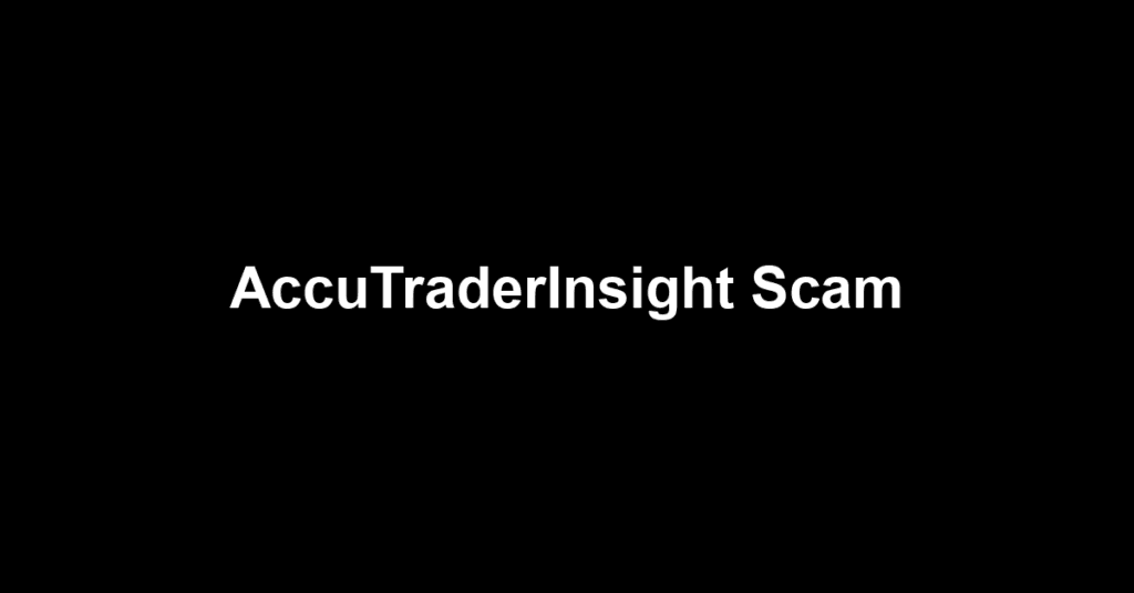 AccuTraderInsight Scam