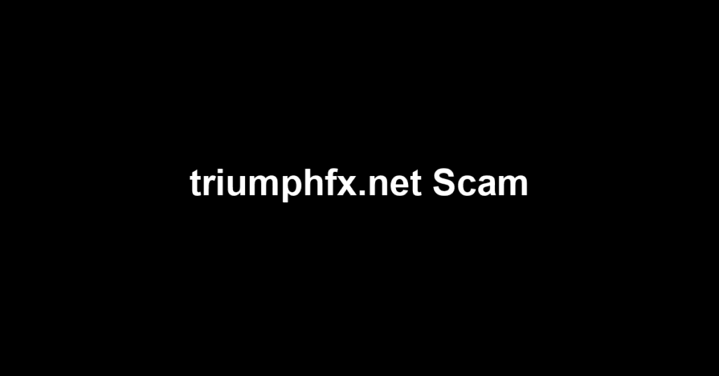 triumphfx.net Scam