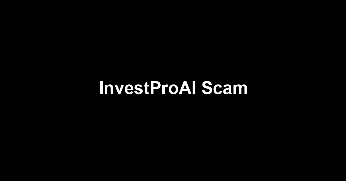 InvestProAI Scam