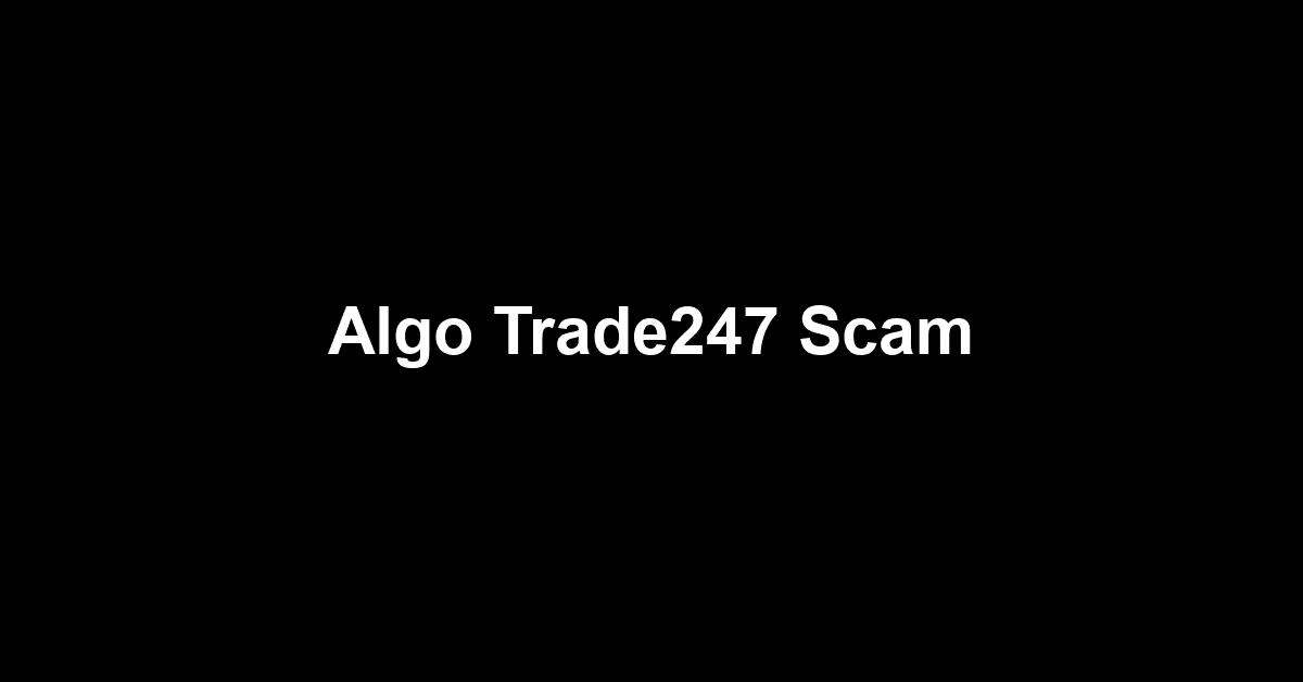 Algo Trade247 Scam