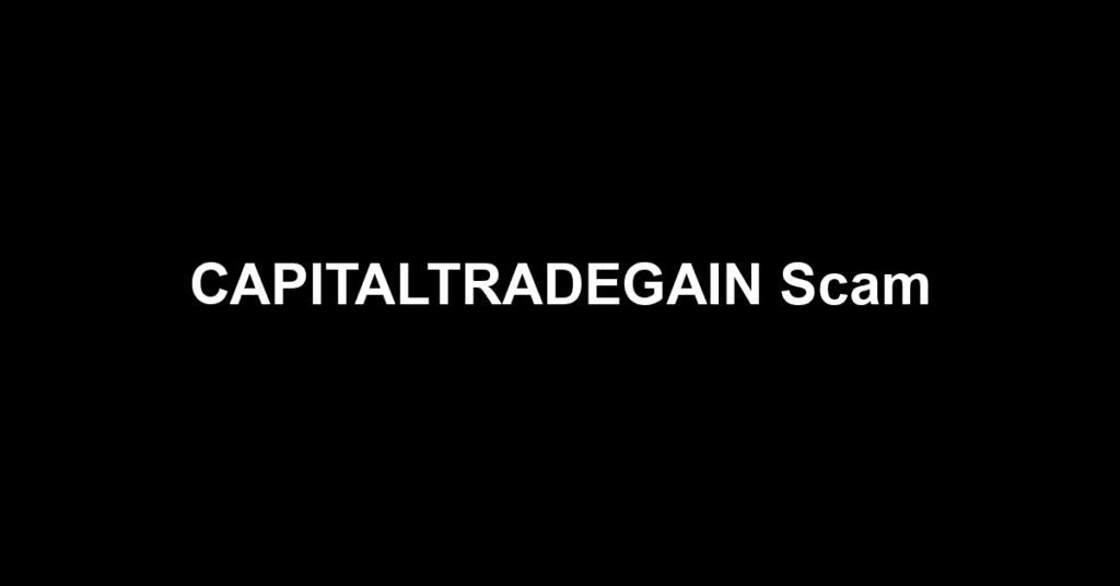 CAPITALTRADEGAIN Scam