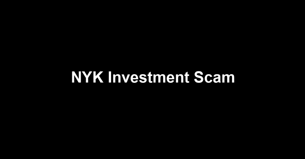 NYK Investment Scam