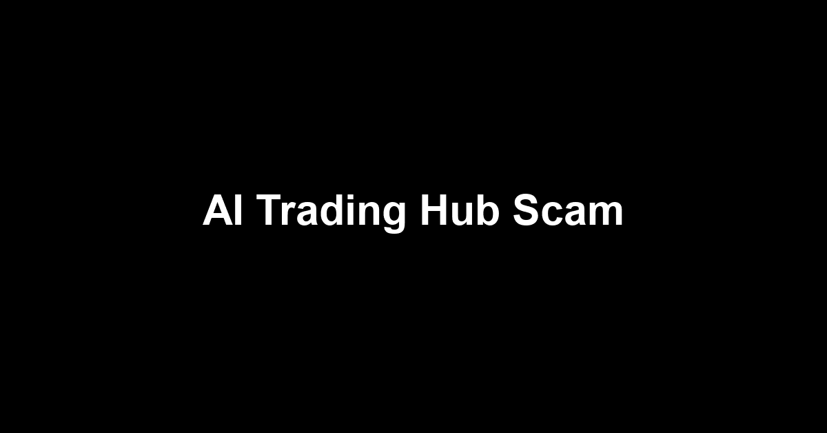 AI Trading Hub Scam